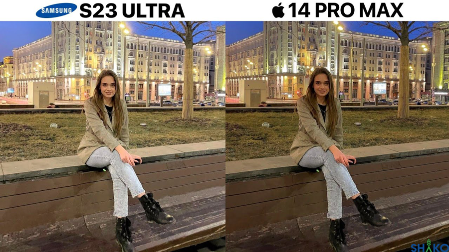 مقایسه دوربین ULTRA  GALAXY S23و  IPHONE14 PRO MAX